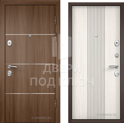Дверь с МДФ и установкой в квартиру ДПК-7609